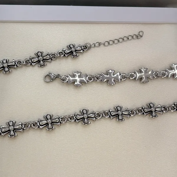 Cross Link Chain Necklace for Men Women Punk Hip Hop Streetwear Unisex Necklace - Image 3