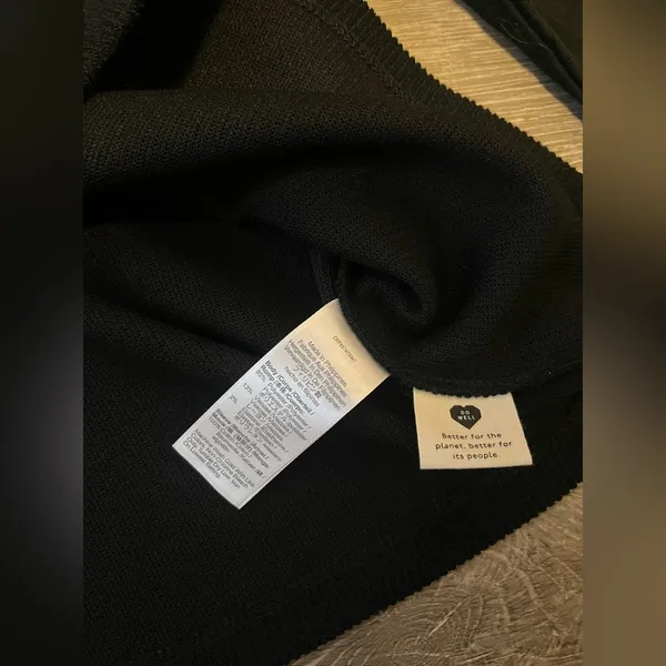 Madewell Long Sleeve Black Shirt Women’s M NC638 NWT - Image 6