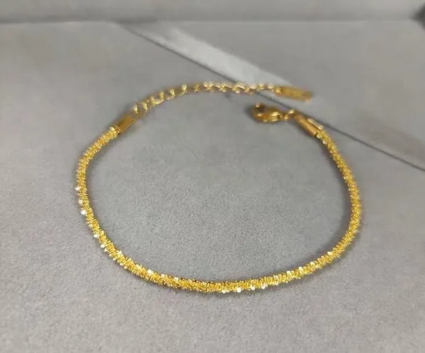 Ankle Bracelet, Gold Ankle Bracelet - Image 3