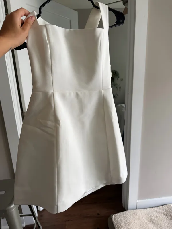 White Halter Showpo Dress - Image 2