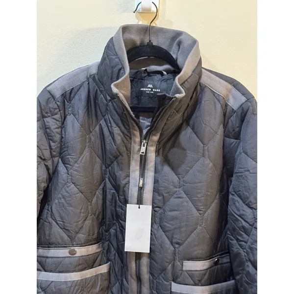 Andrew Marc Women's Devoe Relaxed Fit‎ Puffer Quilted Jacket Barn Coat Size XL - Image 5