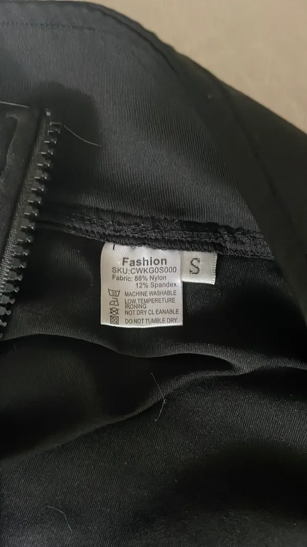 Athletic Zip Up Jacket Black - Image 2