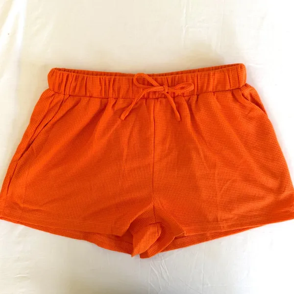 Ekouaer Lounge Set‎ Orange Cozy Soft Girl Athleisure Matching Set L - Image 4