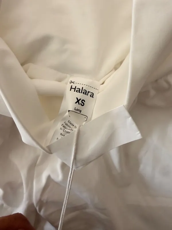 Halara XS Long White High-Waisted Athletic Shorts XS Long With Tags - Image 4