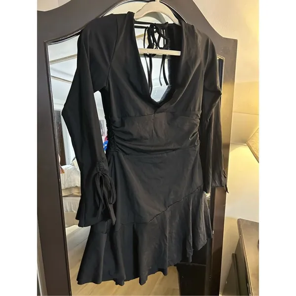 NEW Tank Top Ruched Sleeveless Midi Dress M - Image 9