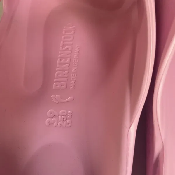 Birkenstock EVA Pink Two Strap Sandals Waterproof Women 39 Made in Germany - Image 7
