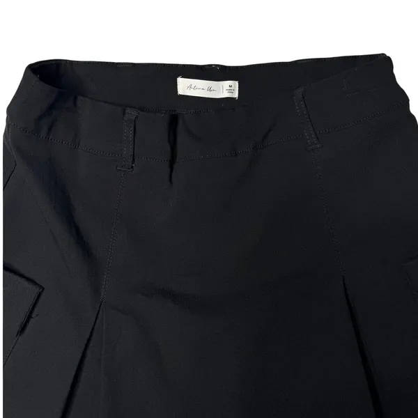 Active USA Black Pleated Cargo Skort M Y2K Schoolcore Dark Academia Utility - Image 8