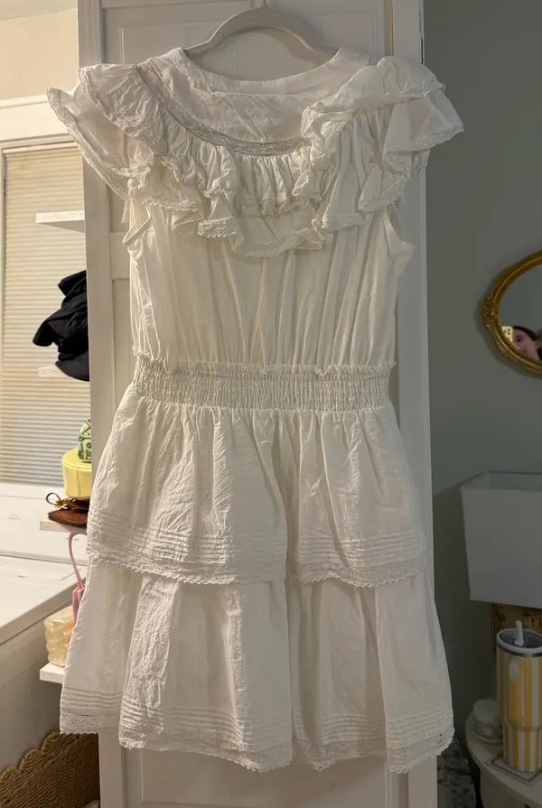 LoveShackFancy Target White Dress - Image 3