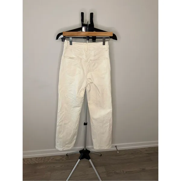Easy Clothes “Solange” Cream Straight Leg Jeans – Size 34 / XS - Image 5