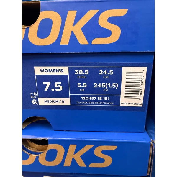 Brooks Ghost Max 3 Womens Running Shoes Size 7.5 Coconut Blue Heron NWB $160 ORG - Image 6
