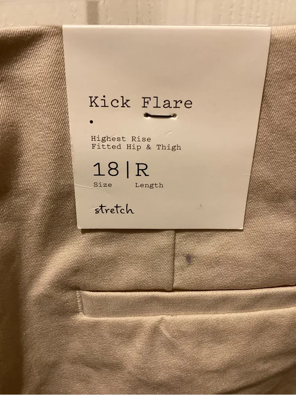 a new day Beige Cropped Pants - Image 3