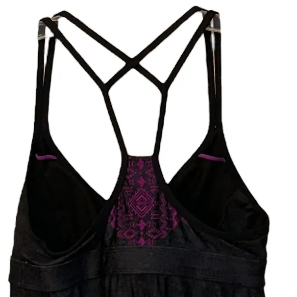 Athleta Printed Coastline‎ Black Strap Shelf Bra Swim Dress Small Summer Beach - Image 4