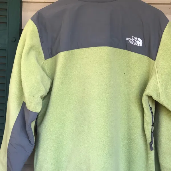Green and gray the north face Denali Coat - Image 2