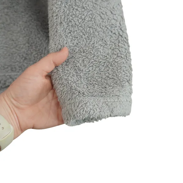 Patagonia Los Gatos 1/4 Zip Fleece‎ Pullover Light Grey Women's Cozy Athleisure - Image 5