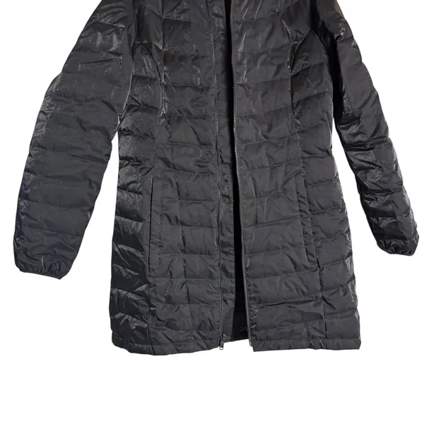 The North Face Black Down Fill Quilted Zip Up Winter Puffer Coat Women’s Large - Image 4