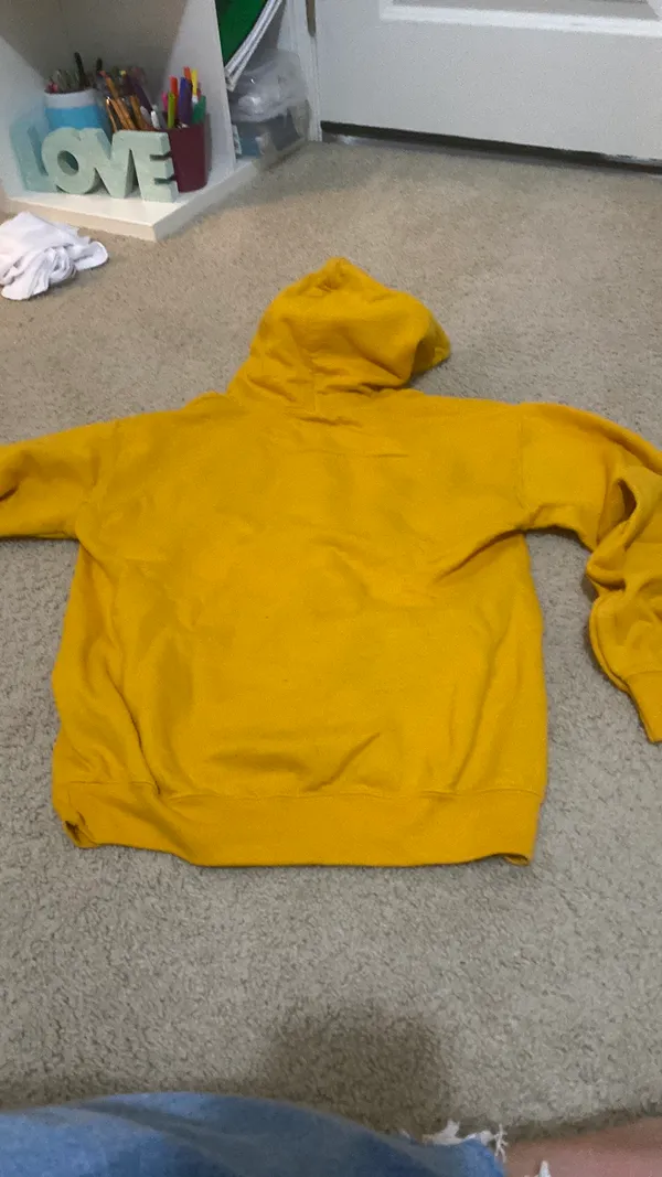 yellow hoodie - Image 2