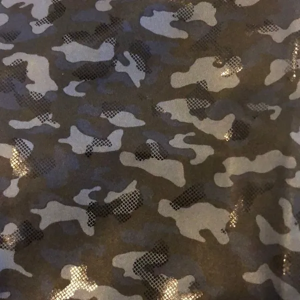 Gap Fit Black & Grey Shine Camouflage Leggings - Image 2