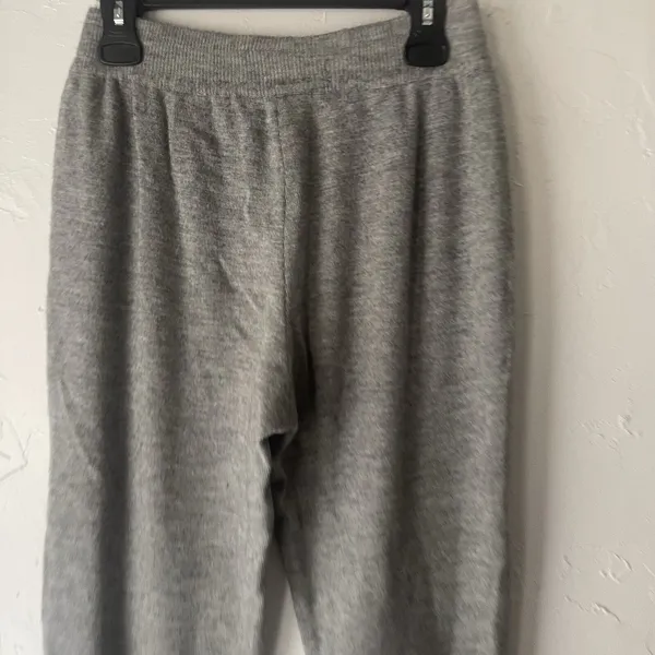 Liz Sport Vintage 90s Women's Size Small 50% Lambswool Grey Jogger Pants‎ - Image 5