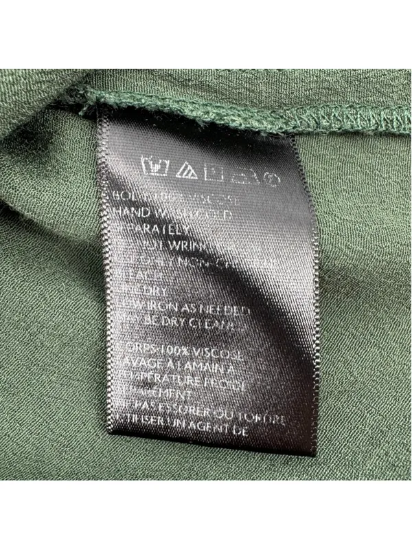 Urban Outfitters Green Short Sleeve Midi Dress XSP - Image 4