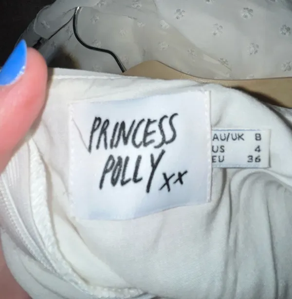 White Princess Polly Dress Mini - Image 4