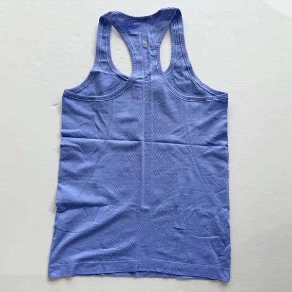 Lululemon Swiftly Tech Racerback Hydrangea Blue Size 8 Original Fit Run Gym - Image 3