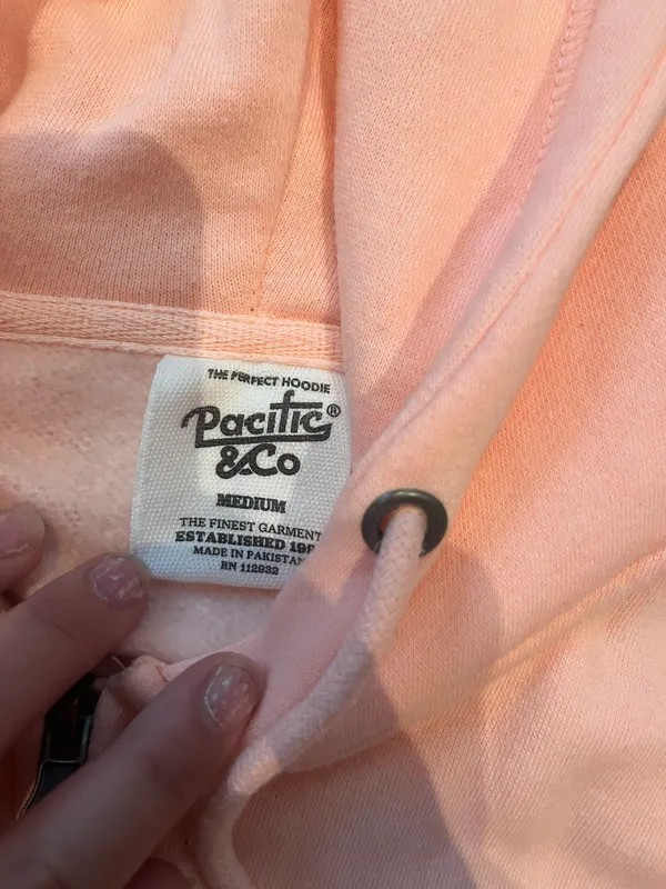 Pacific&Co Newport Beach California pink zip up - Image 3