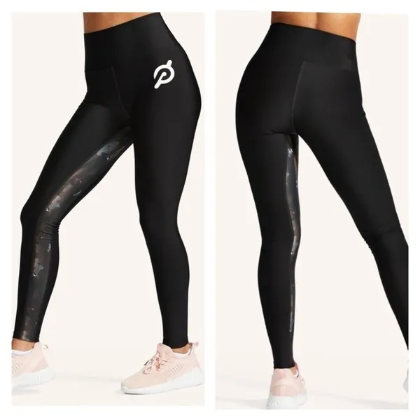 Peloton Show Up High Rise Leggings‎ Women's Size M Black Activewear - Image 2