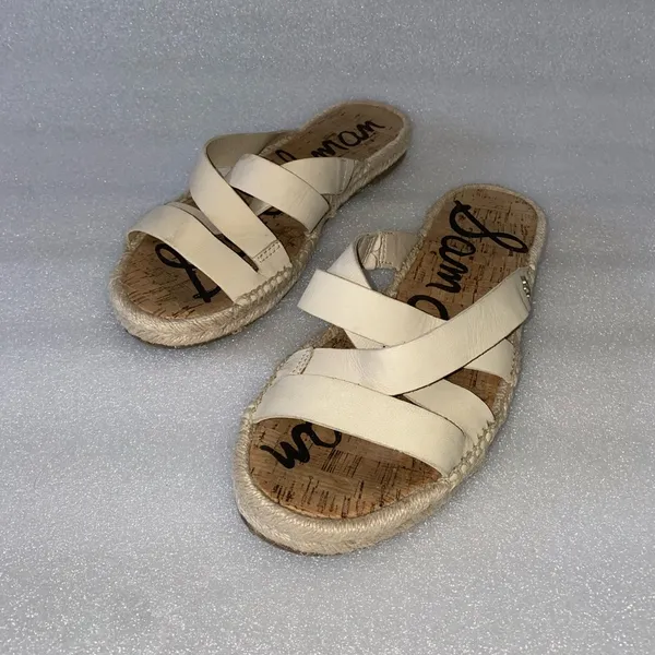 Sam Edelman Averie Suede Espadrille Sandals Tan size 9 - Image 2