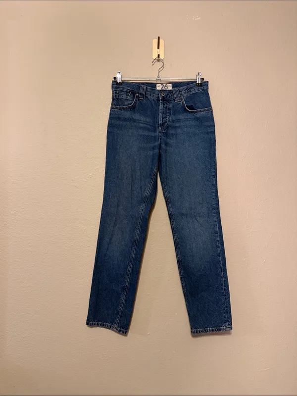 Free People We The Free CRVY Siren Low Rise Straight Leg Jeans Size 26 - Image 4