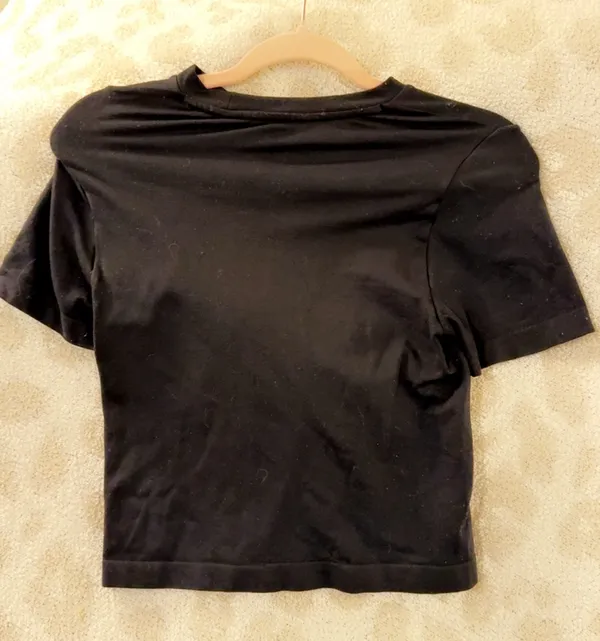 A New Day Top Black Crop Top - Image 2