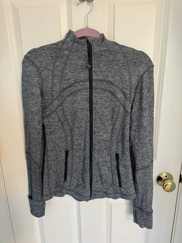 Lululemon Define Jacket Heathered Black 6 - Image 2