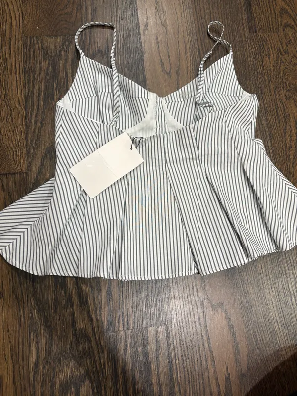 ZARA Pinstripe Top - Image 2