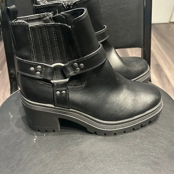 Sincerely Jules Black Combat Boots size 8 women’s - Image 3