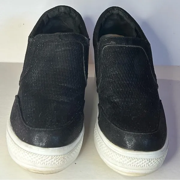 Wanted by Fashion Footwear size 7.5 Trendy Wedge Slip On Sneakers - Image 2