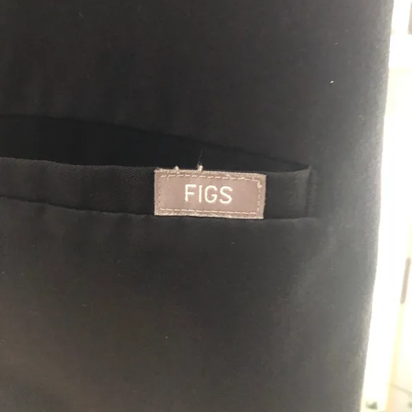 Figs Technical Collection Scrub Set Casma Top Straight Leg Pants Black sz S - Image 16