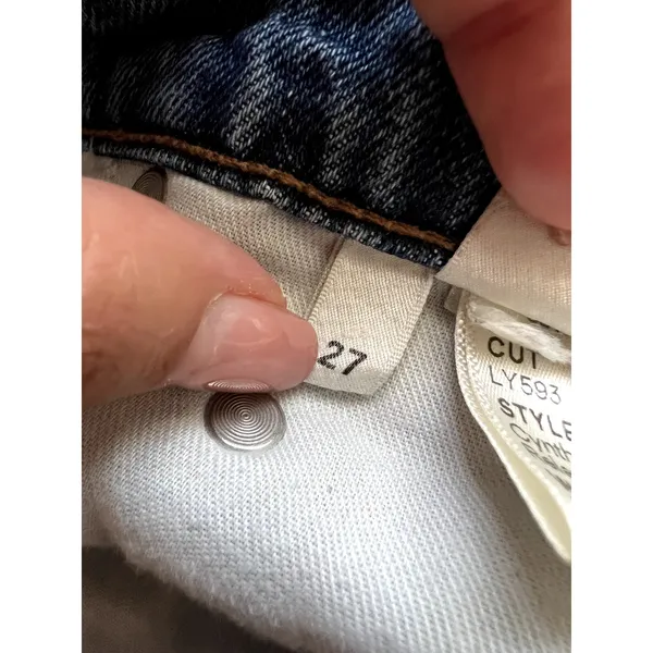 Reformation Cynthia High Relaxed Jean San Lucas wash Blue Jeans Size 27 - Image 8