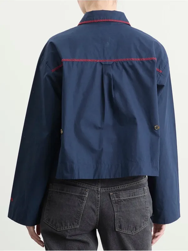 Damson Madder Lykke shirt in navy new nwt - Image 3