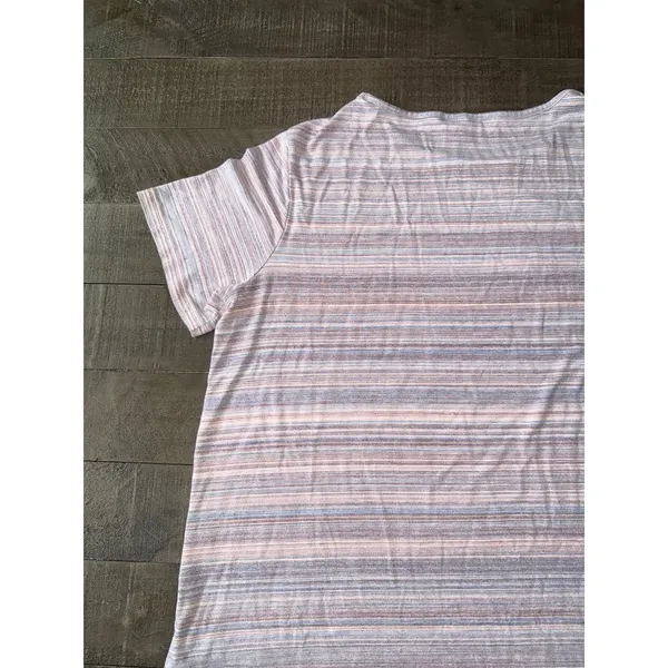 Old‎ Navy Women's Luxe Pastel Stripped Short Sleeve Tee Size Large - Image 8