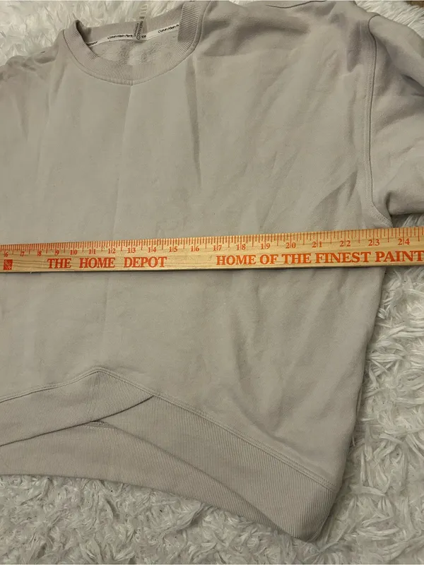 Calvin Klein Performance light tan crewneck long sleeve sweatshirt woman’s L - Image 6