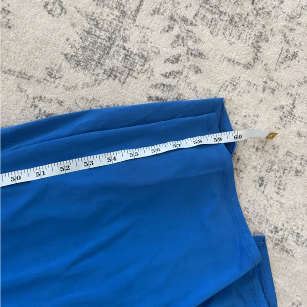 Lulus Brilliant Elegance Blue Off-the-Shoulder Backless Maxi Dress Size XS Sexy - Image 9