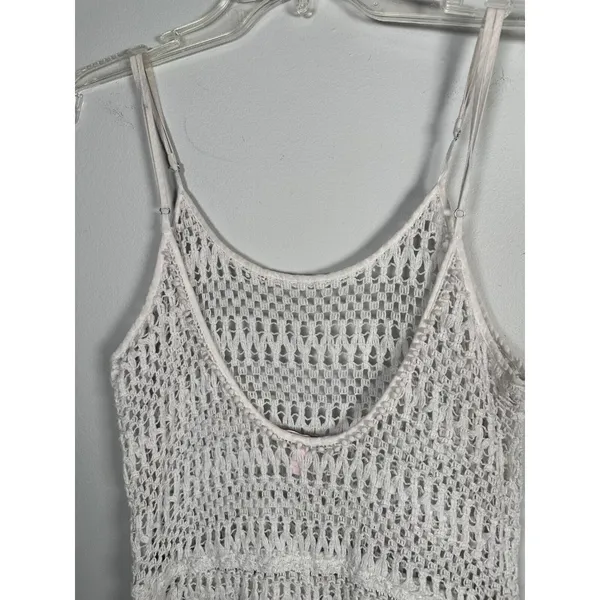Victorias Secret Womens Medium Beach Cover Up Romper‎ Crochet Lace One Piece - Image 14