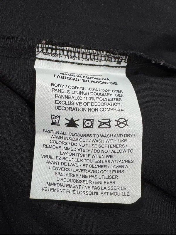 Nike Air Foil Print Black Silver Running Jacket Women’s Medium - Image 4