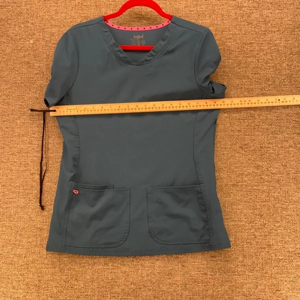Heartsoul Scrub Top Teal‎ Medium Blue - Image 11