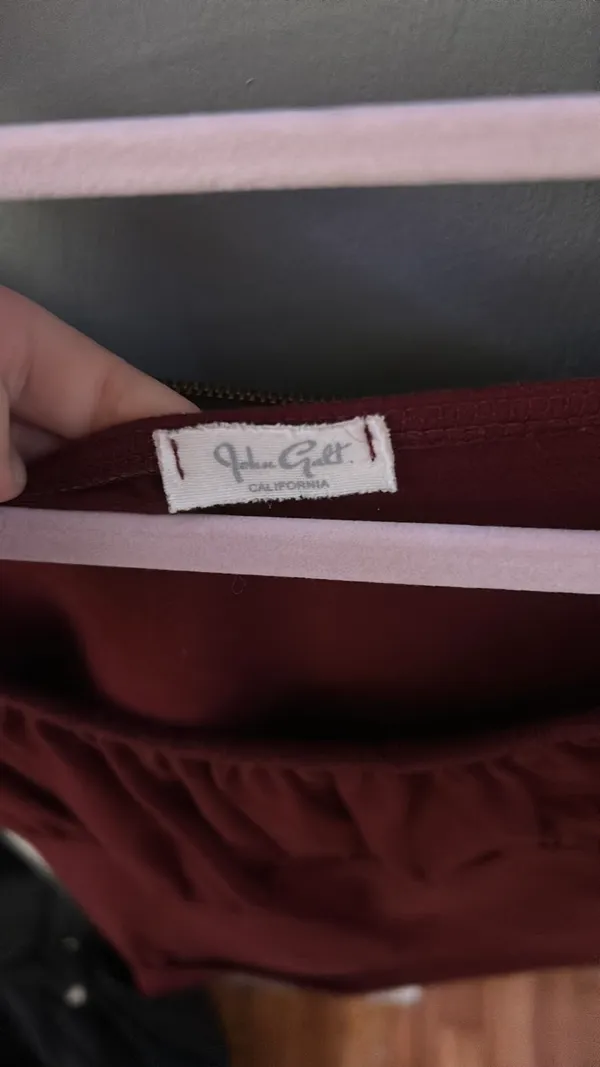 PacSun Top Burgundy - Image 3