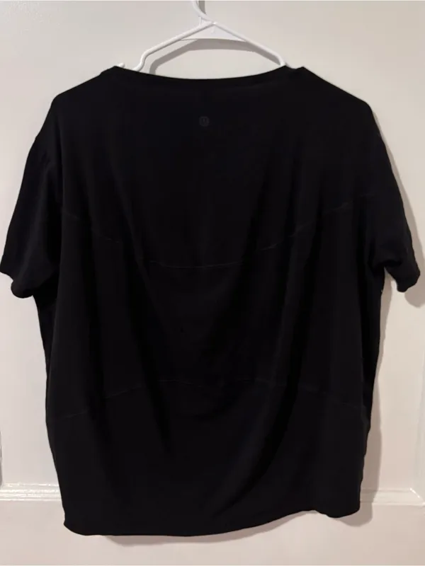 Lululemon athletica Black Neck Tee - Image 2