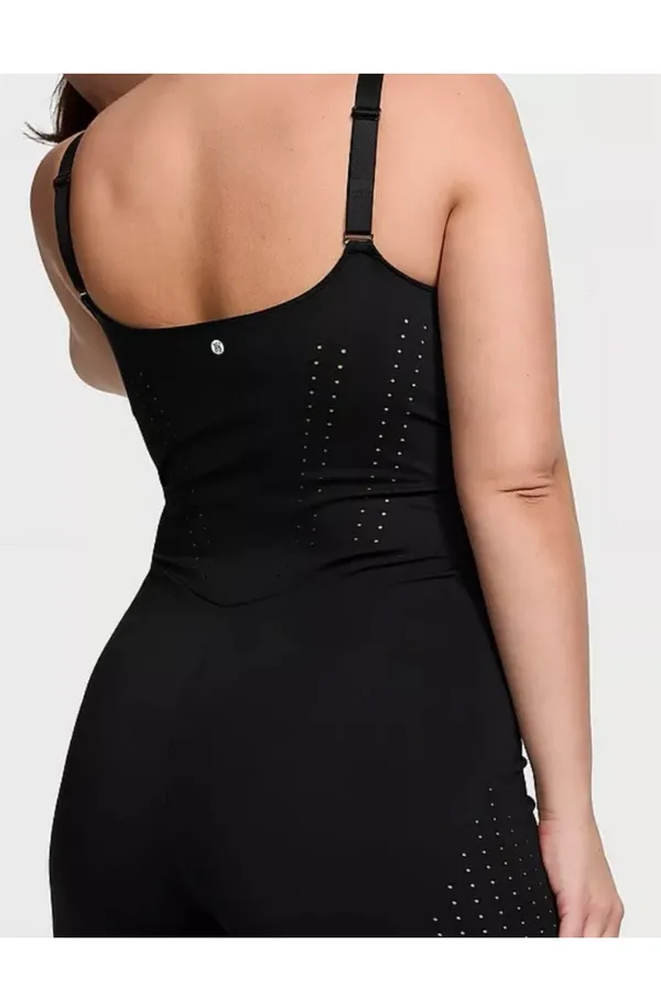 Victoria Secret VSX VS Essentials Perforated Short One Piece Size Medium - Image 2