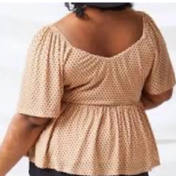 Altar'd State Arula Polka Dot Blouse - Image 3