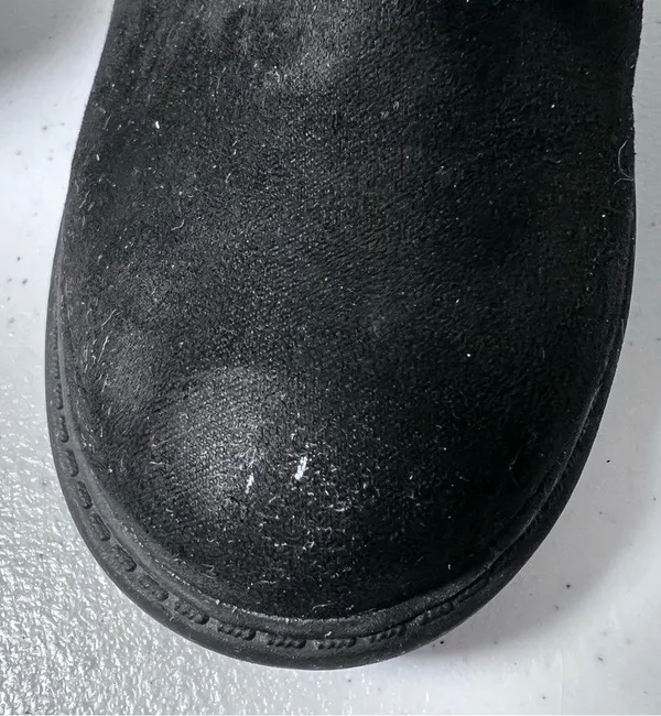 A New Day Larina Black Faux Fur Heeled Ankle Boots - Image 12