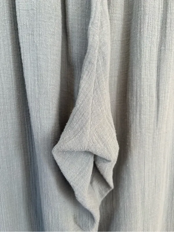 Apiece Apart Organic Cotton Gauze Sage Green Harem Pants Size Medium - Image 8
