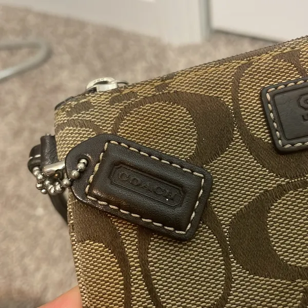 Coach wristlet logo print brown - Image 3